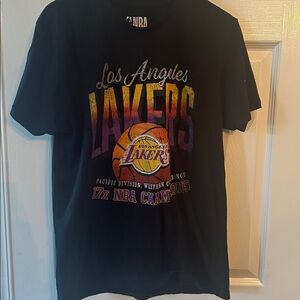 NBA Black T-Shirt with White Logo